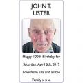 JOHN T. LISTER