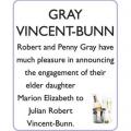 GRAY VINCENT-BUNN