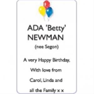 ADA Betty (nee Segon) NEWMAN