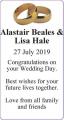 Alastair Beales & Lisa Hale