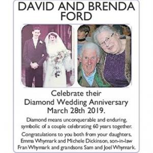 DAVID and BRENDA FORD