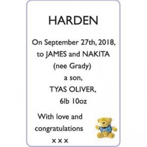 JAMES and NAKITA HARDEN