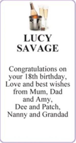 LUCY SAVAGE